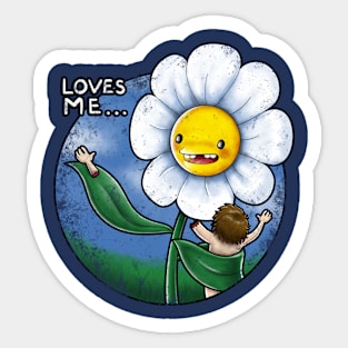 Loves me... Sticker